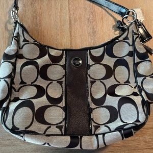 Coach Canvas Black Purse